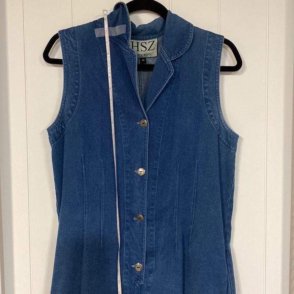 HSZ Studio Denim Sleeveless Romper - Picture 15 of 16